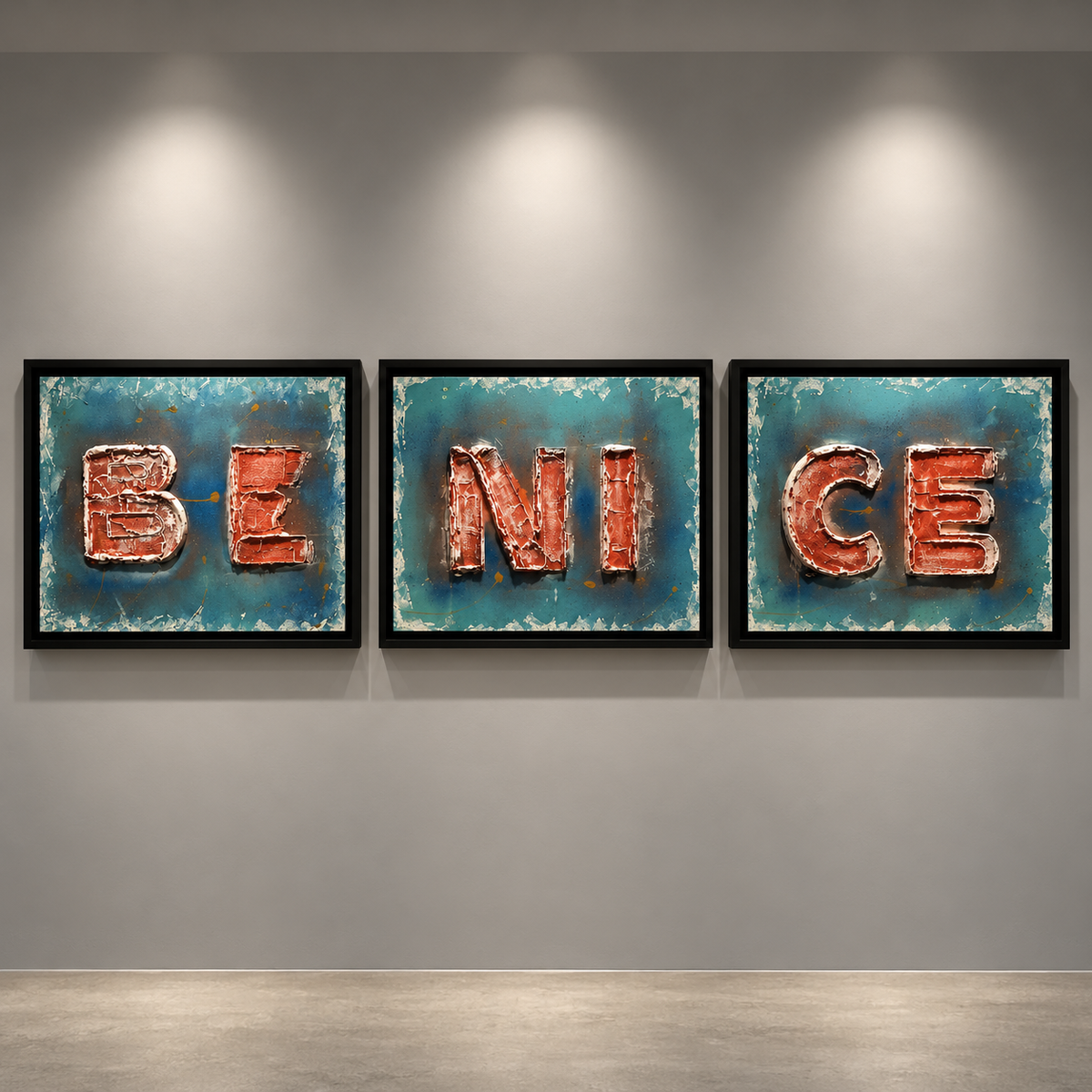Stardunkk Art - The Human Series - Three Pieces - With Certificate and signature