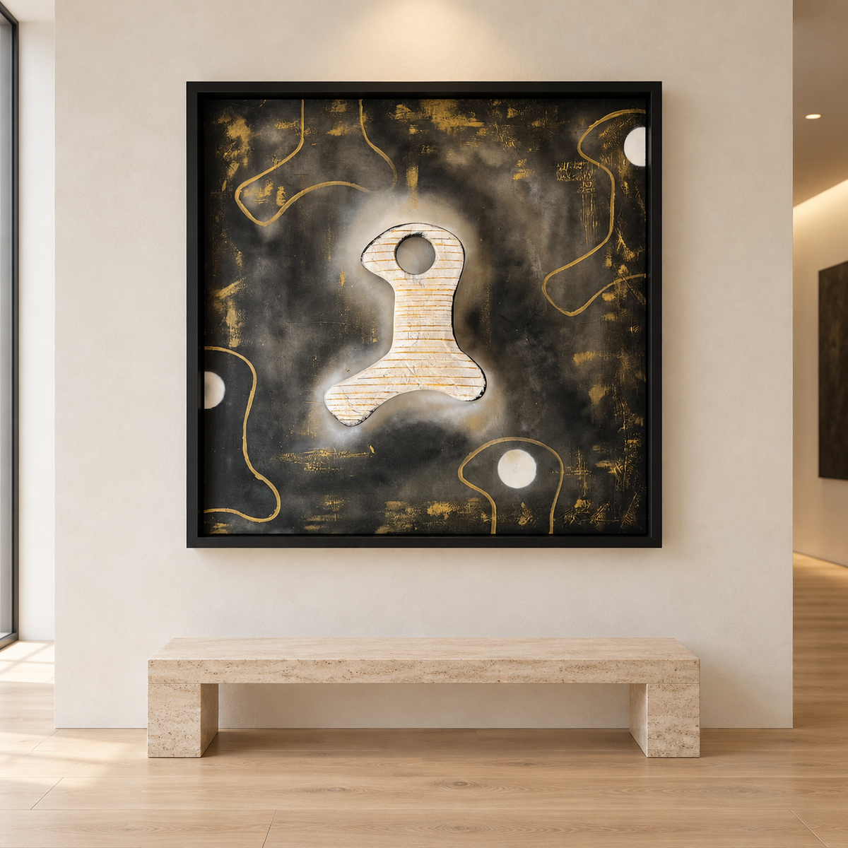 Stardunkk Art - The Center - One Piece - With Certificate and signature